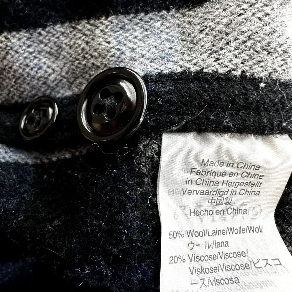 J.Crew x Wallace & Barnes Heavy Duty Wool Blend MD Flannel Shirt Jacket Plaid XL